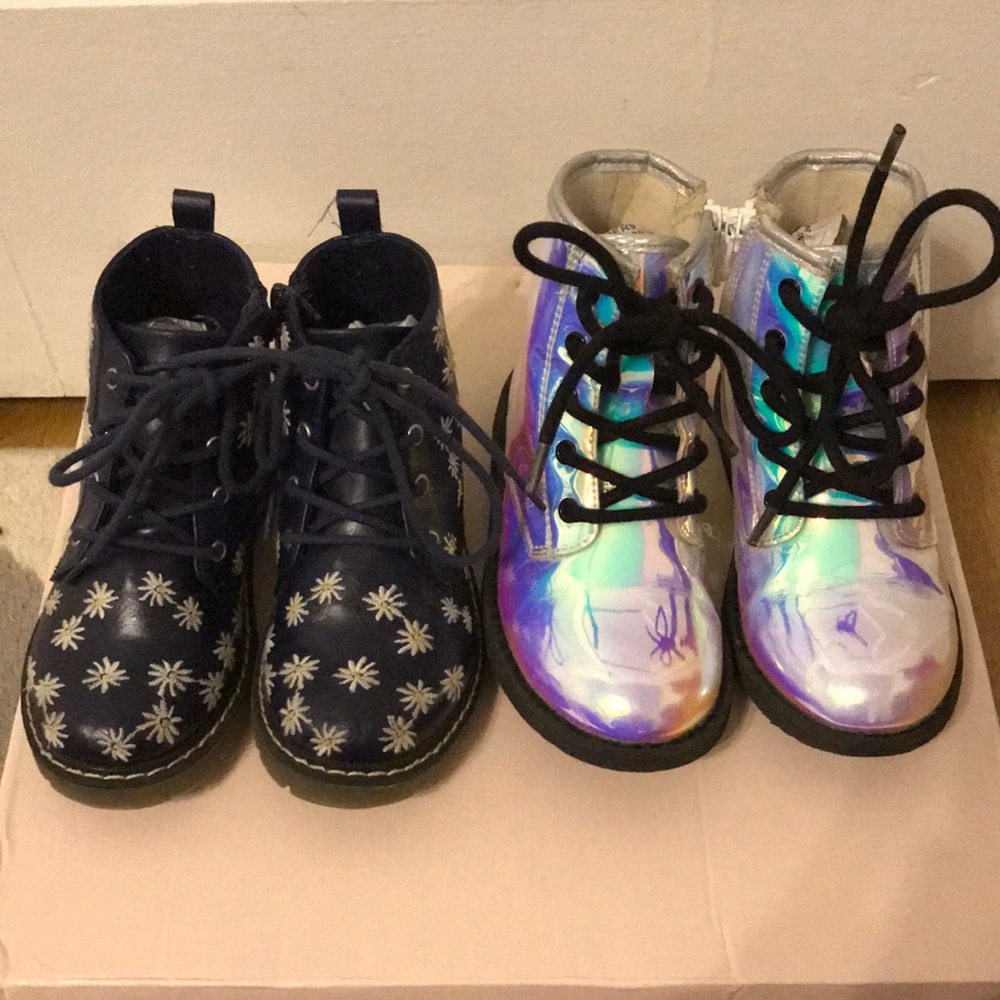 Kids Lace up Ankle Boots (2pair)
